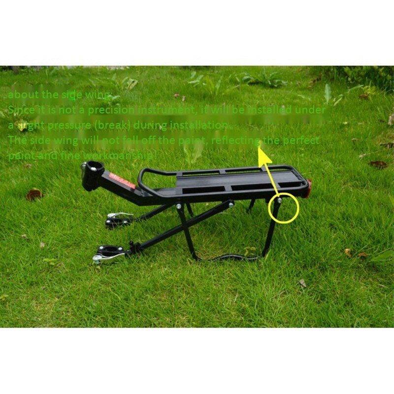 Bike Carrier Racks Adjustable Bicycle Luggage Rack (Within 33cm)Quick Release Bicycle Frame Bike Accessories