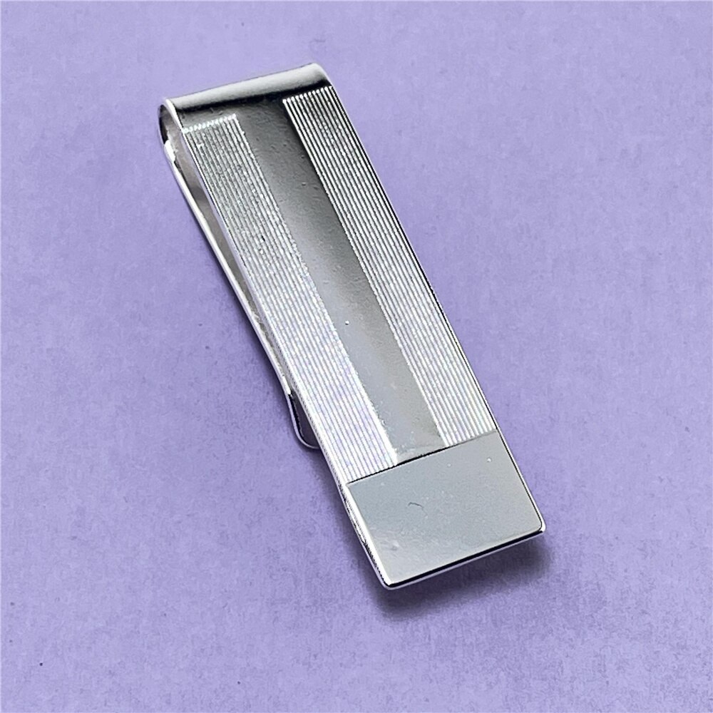 Portefeuille à rayures en argent 925, portefeuille de ligne, bijoux de ,