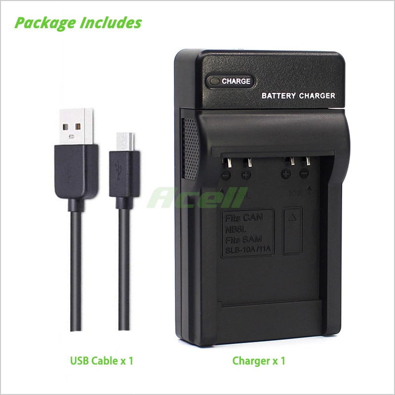 NB-6LH NB-6L CB-2LY USB Charger for Canon PowerShot SX170 SX500 IS SX240 SX270 SX275 SX510 SX520 HS IXUS 85 95 200 IS Camera