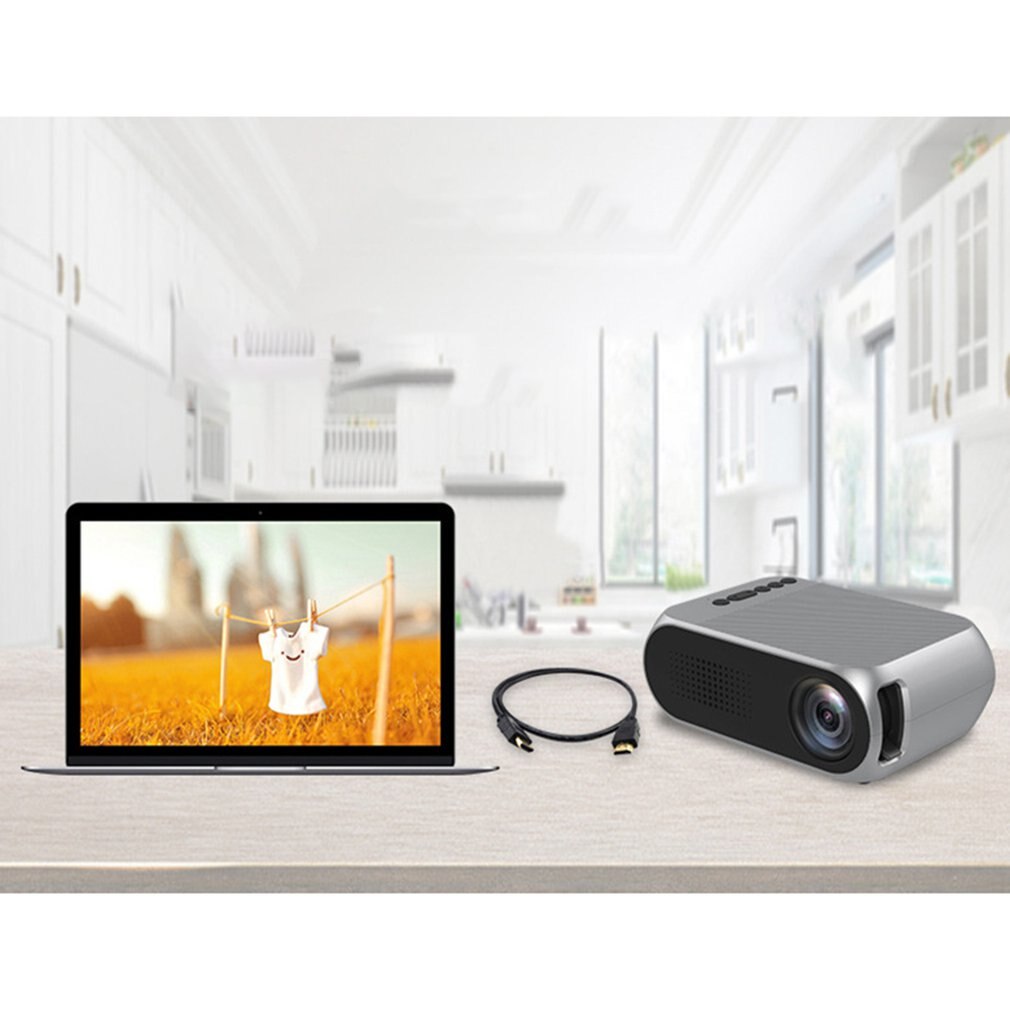 YG320 Mini Projector Full Hd 1080P 3D Multimedia Led Home Theater Ondersteuning Av Hdmi U-Disk Tf Card video Projector