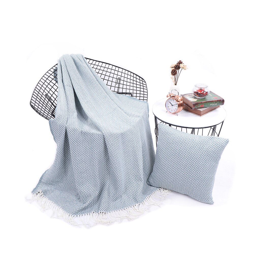 Battilo vevd sofa kaste juletepper med dekorative frynser lette til seng eller sofa dekorative , 51 "  x 79 "
