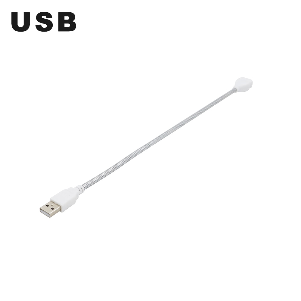 1Pcs USB Verlengkabel Flexibele Metalen Extender Cord 35cm Man-vrouw USB Verlengkabel Extension Pole voor USB Groei Lamp