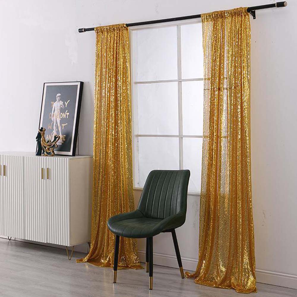 2 painéis de lantejoulas pano de fundo ouro para fotografia glitter tecido cortina fundo festas de casamento casa shimmer parede diy