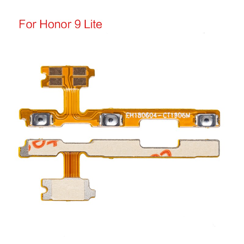 1pcs de Flex para Huawei Honor 9 10 Lite volumen abajo botón en el lateral clave cinta Flex Cable: For Honor 9 Lite