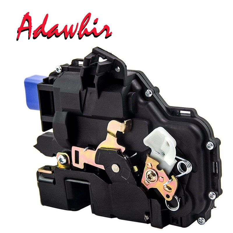 Mecanismo de cerradura de puerta delantera derecha, accesorio 3B1837016BC 3B1837016CC para Seat Ibiza 2002 5J1837016 6QD837016E 3B1837016AQ