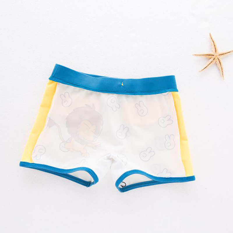 Boys Beach Shorts Kids swimming trunks children swimsuits Boys Swimwear lion Print Bathing Clothes Suit 1-7Years