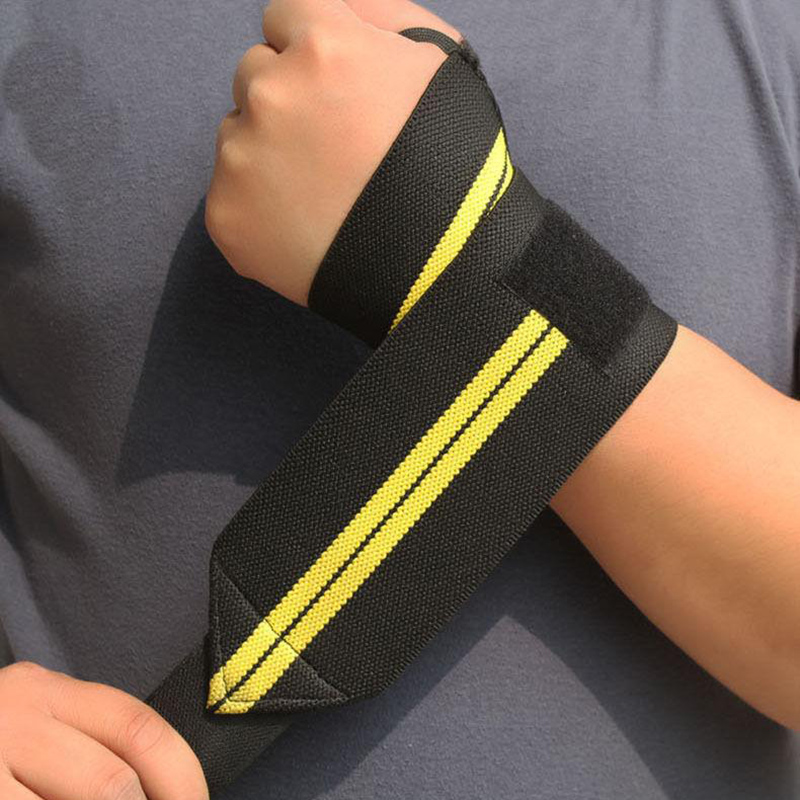 Fitness Weight Lifting Gloves Hand Wraps Wrist Power Bandage Dumbbell Gloves Bodybuilding Weight Lifting Protector Gym Equipment