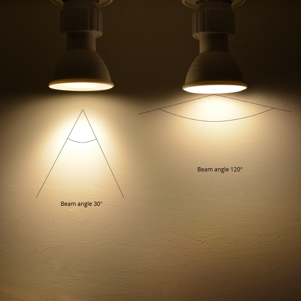 Foco LED GU10 MR16, bombilla LED de 220V 7W, lámpara LED GU10 no regulable GU5.3, luz descendente de aluminio PCB para iluminación de punto de casa interior