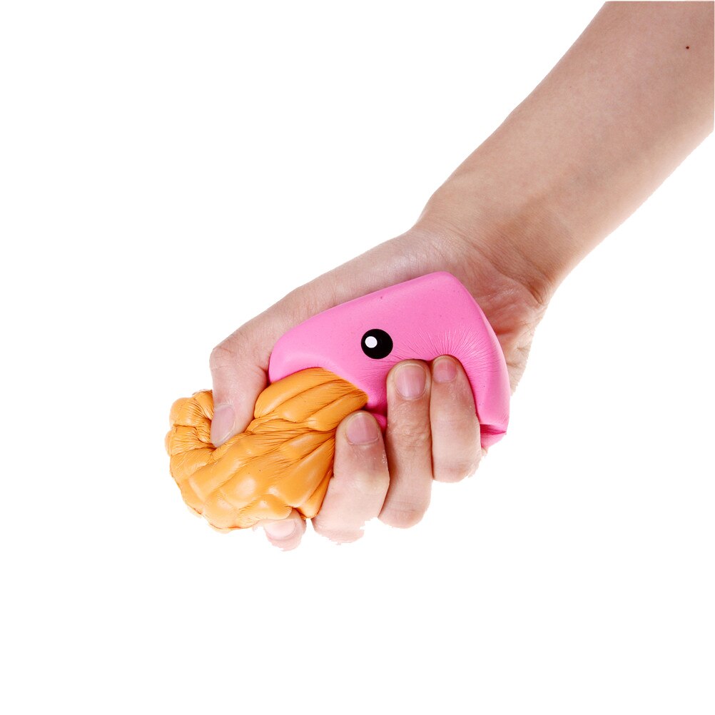 Pommes frites elastisk pu stressavlastning antistress squishy klemme duftende stikke den squish den håndgrep muskelkrafttrening