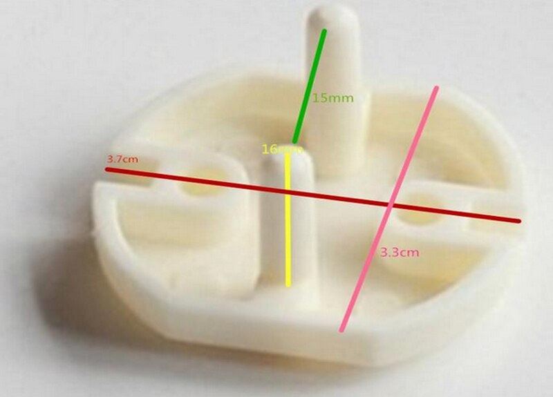 20 pçs/lote padrão euro crianças de segurança elétrica proteção soquete capa duas fases segurança do bebê trq0136
