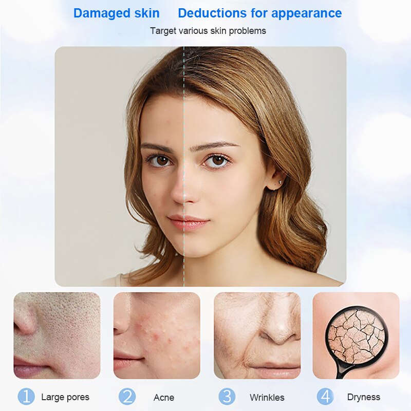 Ems Mesotherapy Machine Anti-Wrinkle Remove Radio Frequency Thermage Face Lifting Device LED Photon Skin Rejuvenation Instrument