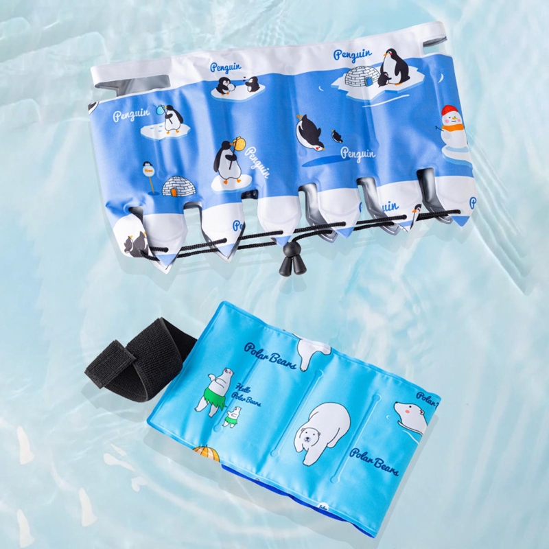 A0KE Reusable Ice Pack Washable Light Ice Wrap Kitchen Cooling Tool with Cloth Material for Home Office 2 Styles