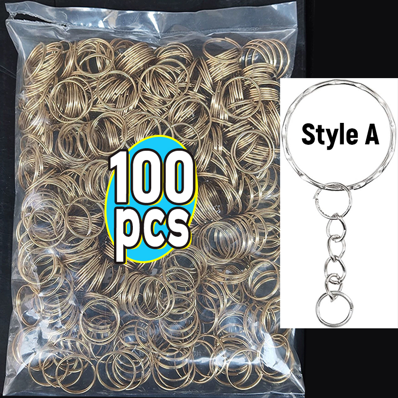 Stainless steel oorbellen knopje met oog goud 6mm