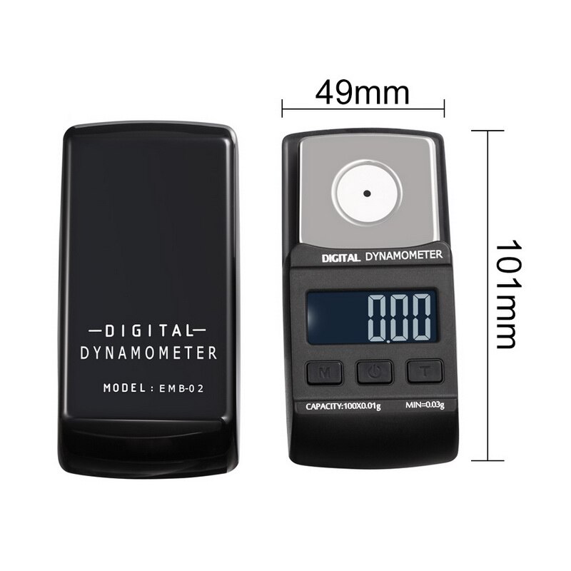 Mini Portable Balance Gauge Weight Digital Turntable Calibration Force Scale High Accuracy LCD Display