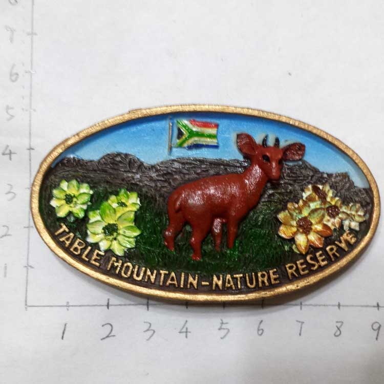 Imanes de nevera 3D con cabeza de buey salvaje, decoración del hogar, artesanía de resina,: 1
