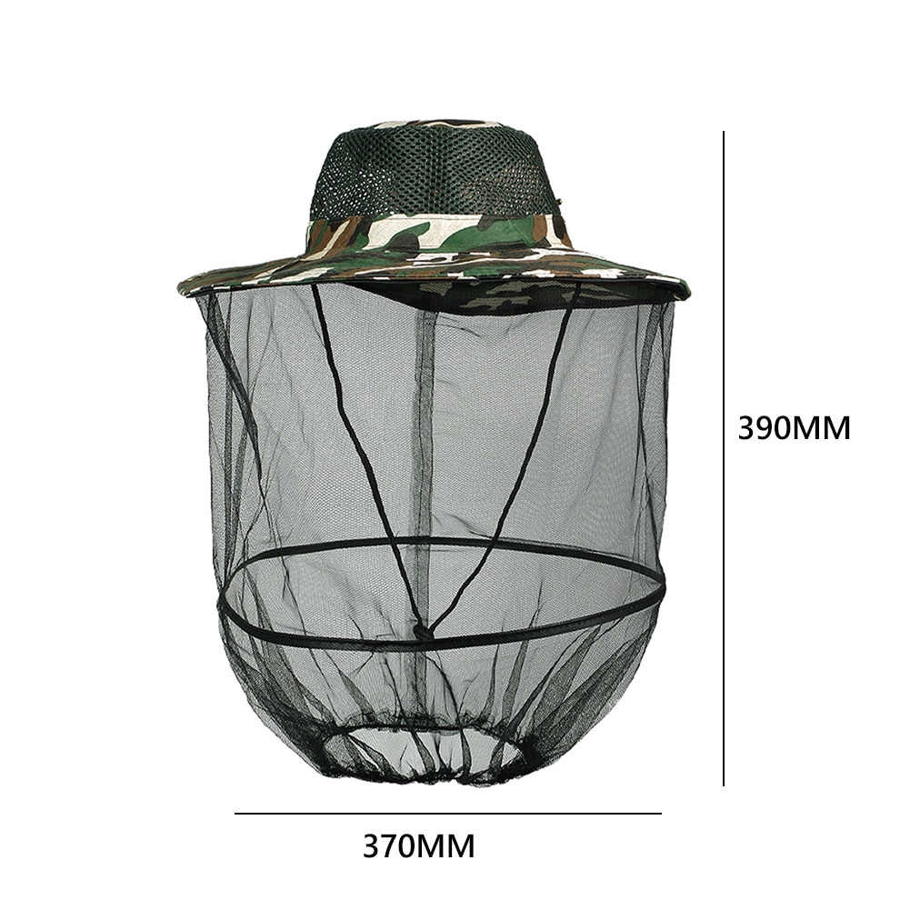 Myg insekt mesh cap cap insekt hat fisk hat hat bug mesh proof cap midge hat head ansigtsbeskyttelsesnet til udendørs fiskeri