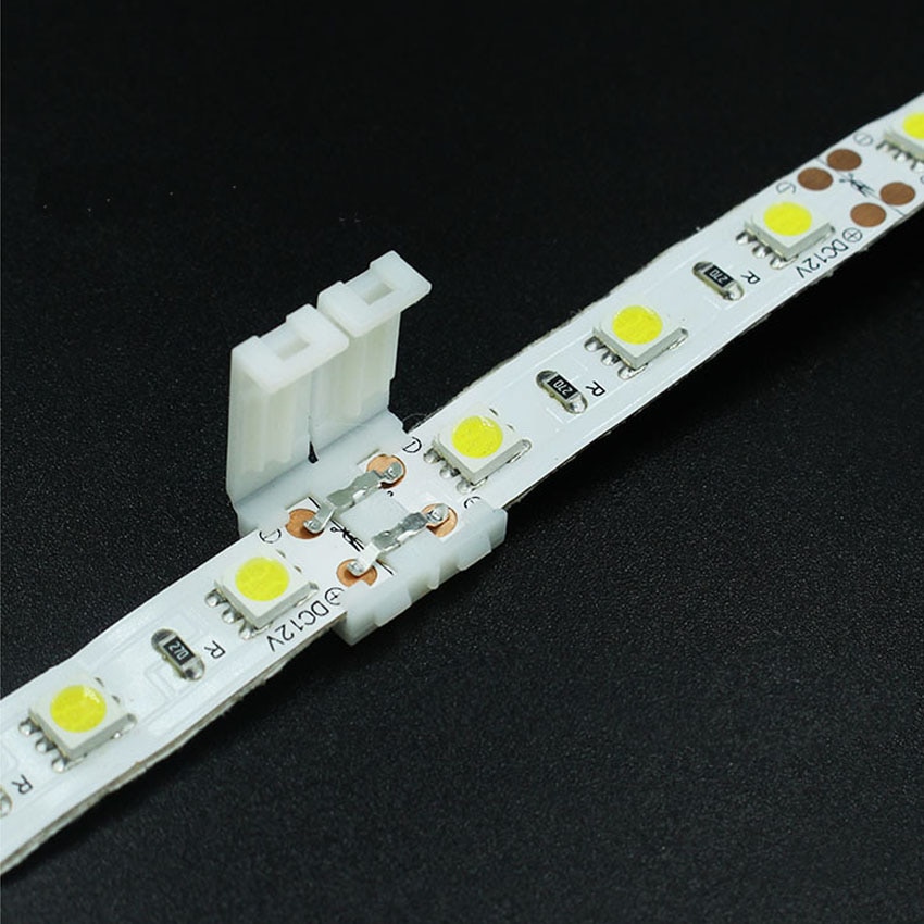 5 stks/partij LED Connector 2 pin 3 pin 4 pin soldeerloze Voor 8mm 10mm 5050 3528 ws2811 ws2812b 5630 5730 smd LED Strip