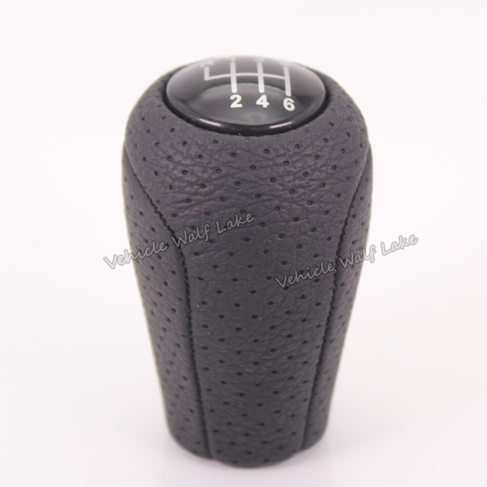 Black 6 speed gear shift stick knob For MAZDA 6 II GH Car-styling 2007