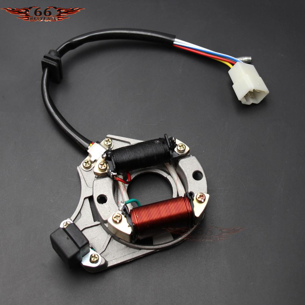 Plaque magnétique d&#39;allumage de STATOR de Quad QAUD, 50cc 70cc 90cc 110cc 125cc 110cc, bobine chinoise, TAOTAO Quad Dirt Bike PPZAN,