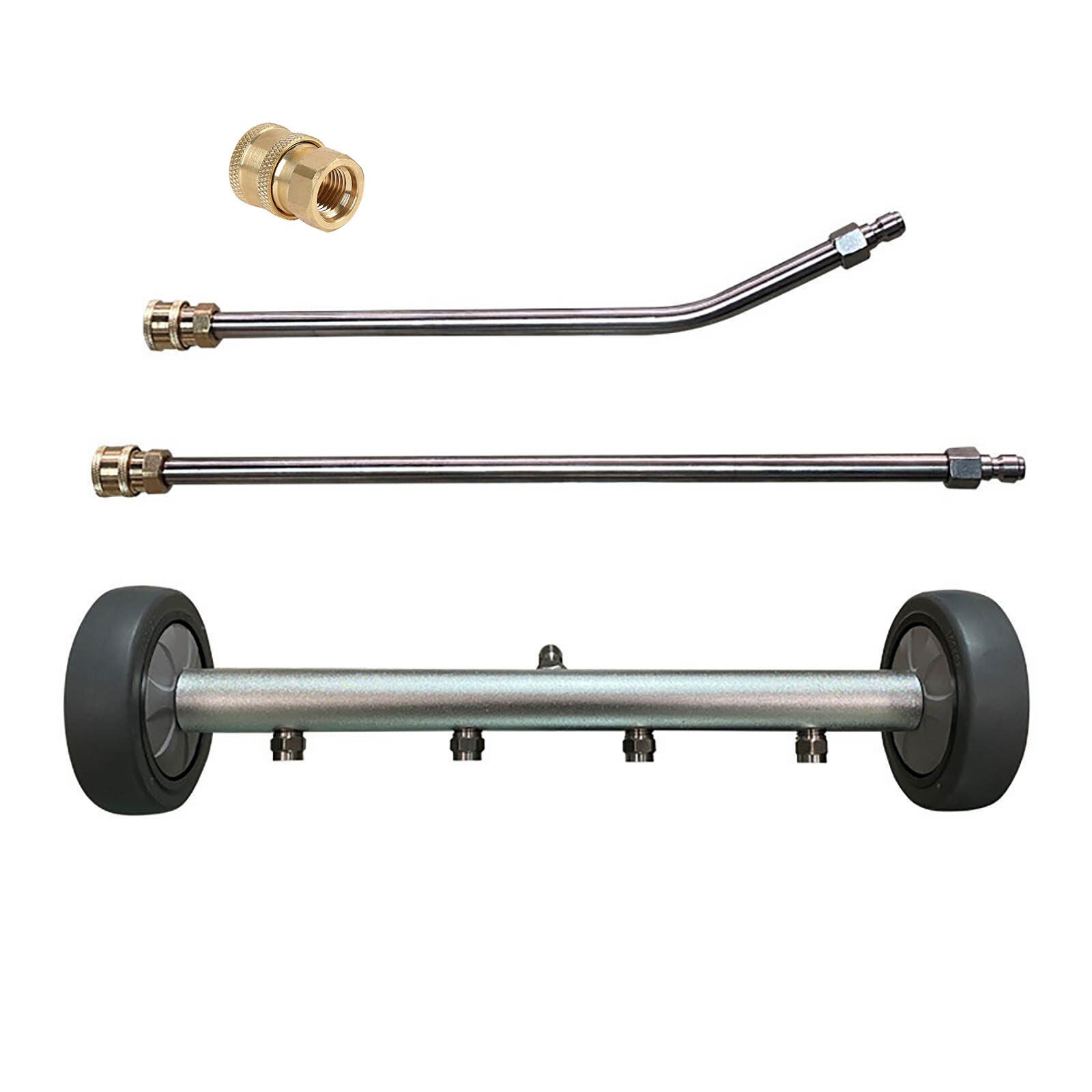 Undercarriage Cleaner Chassis Water-broom High-pressure Washer Dual-function Cleaner For Car Pavement Cleaning