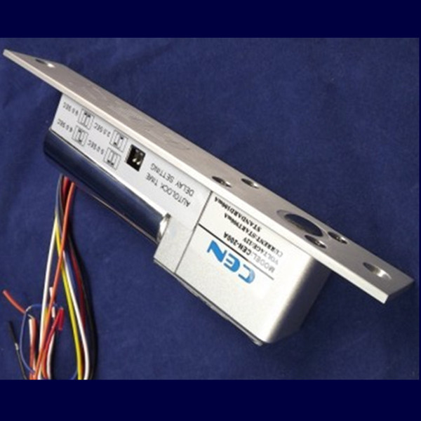 Magnetisk sensor positionering dörrstatus utgångsfördröjning justerbar power-off-open nc/no/com 800kg tryck elektrisk bultlås