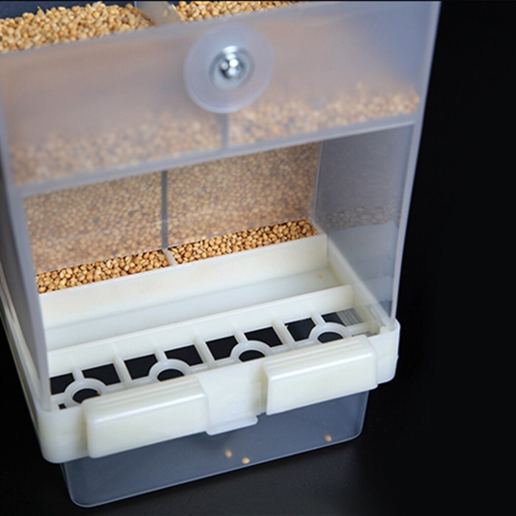 1PC Automatic Birds Feeder Poultry Feeding Tool Fodder Food Container Splashproof Storage For Pigeon Parrot Chicken
