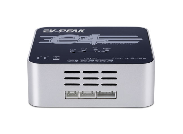 EV-PEAK E4 110 - 240V input, 50W 4A 2-4S Lipo Charger