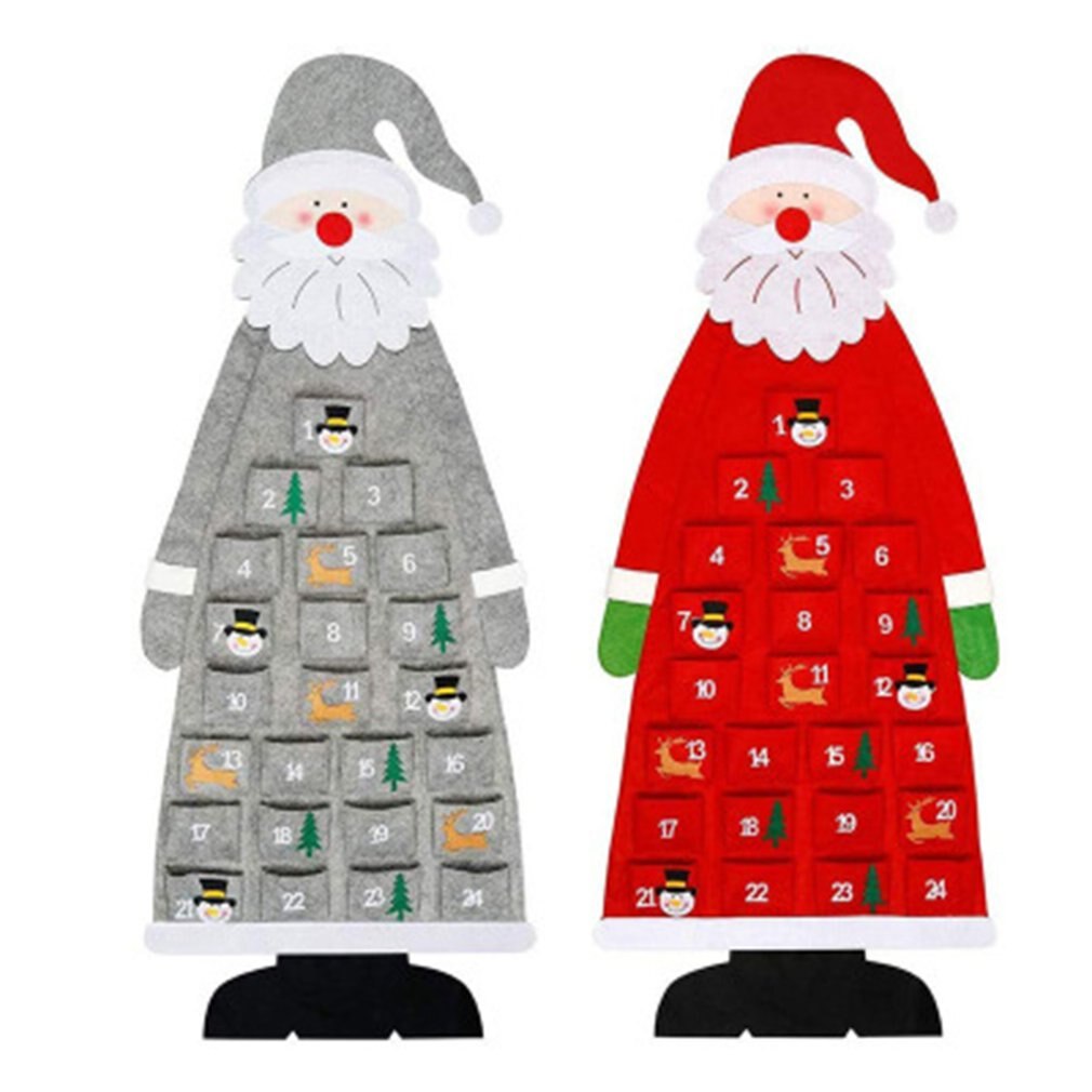 Christmas Felt Calendar Felt Decorative Pendant Products Amusing Christmas Countdown Calendar