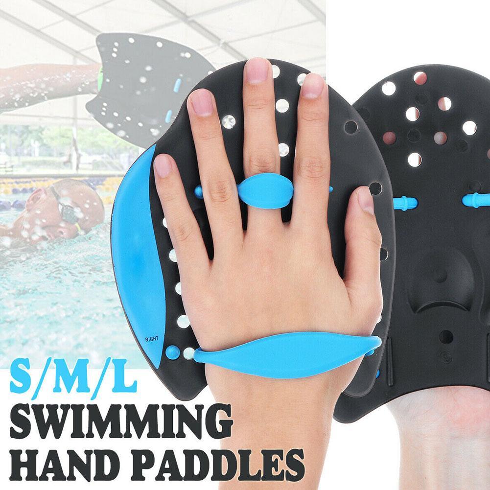 Swimming Hand Webbed Paddles To Help Swimming Palms Training Arm Paddle Webs Stroke Hand Adult Children W4S0