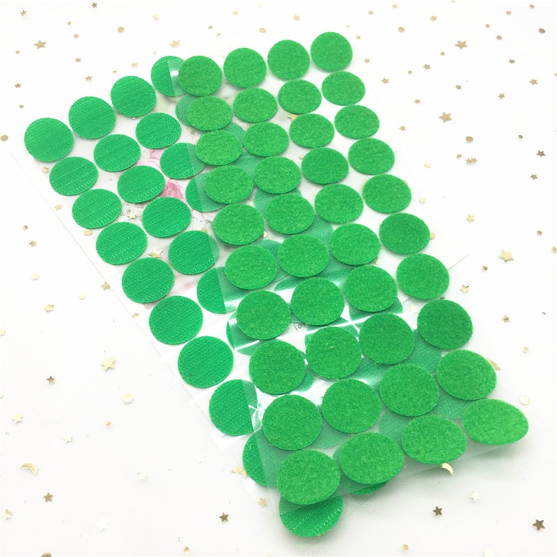 40pair 25mm Colorful Velcros Adhesive Self Adhesive Fastener Tape Hooks And Loops Strong Glue Magic Tape Dot Sticker Nylon Disc