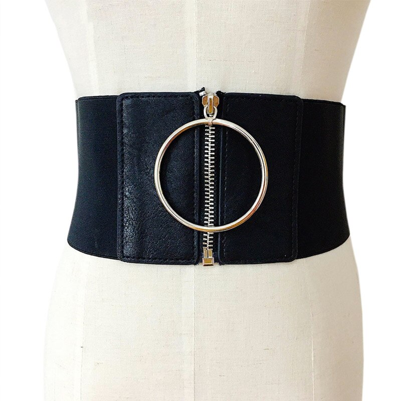 Cinturón de talla grande para mujer, corsé negro, faja ancha, de de , elástico grande,: wide belt circle