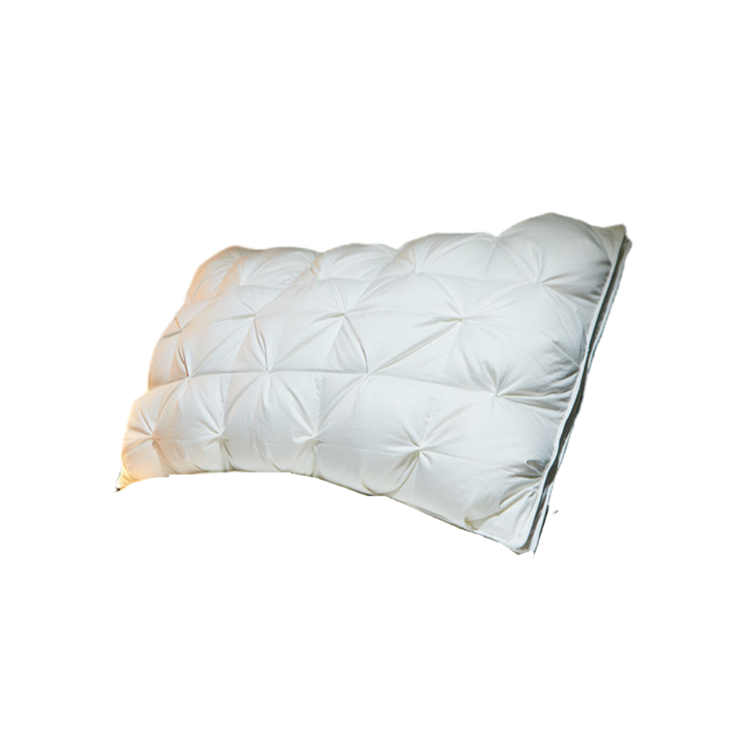 White Goose Down Feather Pillow Core Rectangle Bedroom Sleep Hotel Lumbar Pillow Down Mid-high Cervical Full Body Pillow 15-20cm: White