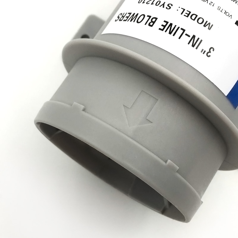 3" In-Line Boat Air Blower Marine Bilge/Engine/Galley Ventilation 5-Fan 12V 145CFM Quiet For RV Yacht Boat Accessories Marine