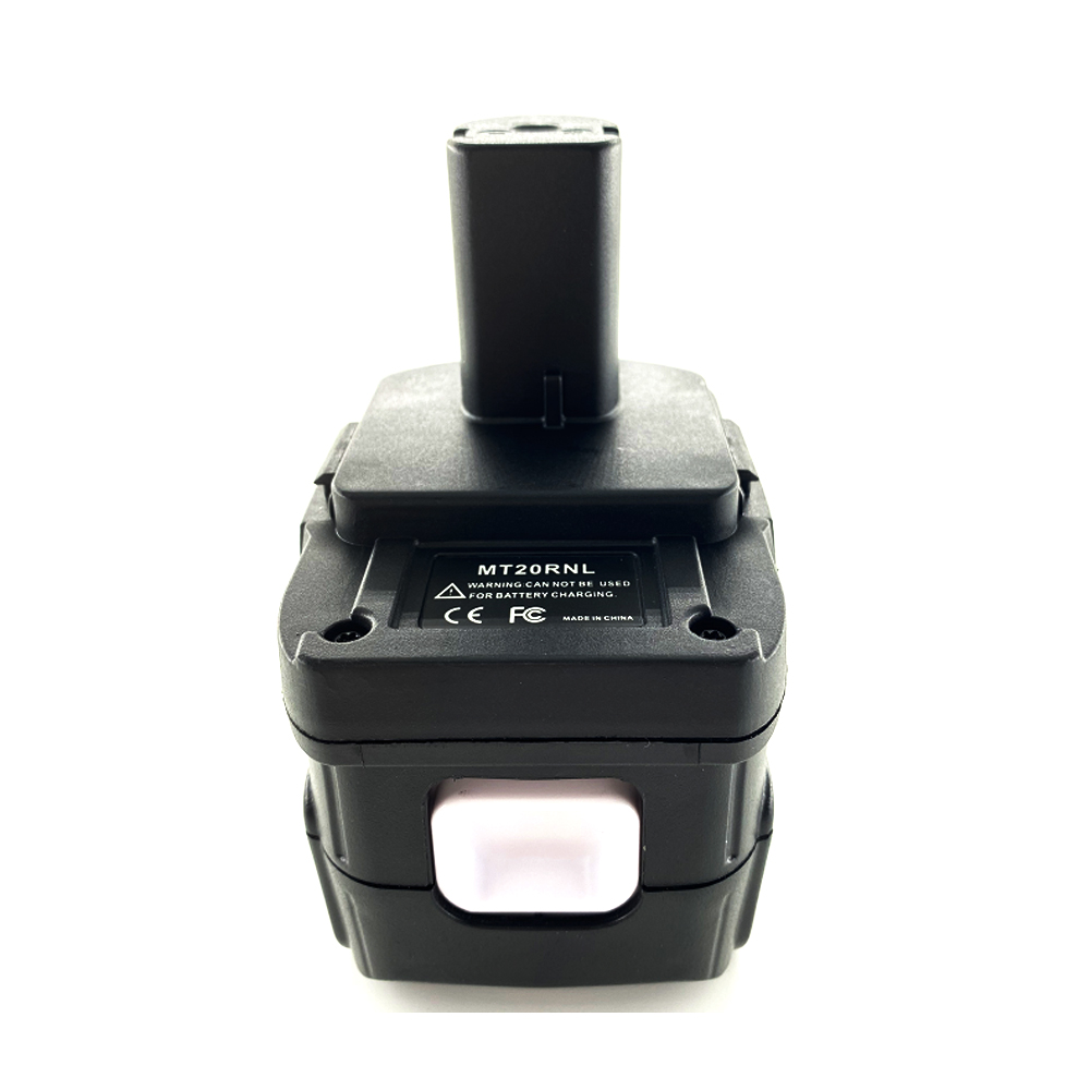 Adaptador de batería Convertidor para Makita 18V LXT BL1860/BL1850/BL1840/BL1830/BL1820/BL1815 interruptor a batería de iones de litio Ryobi