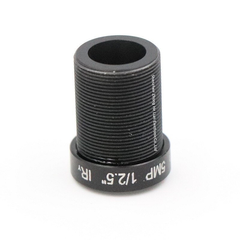 Lente de 12mm de 5,0 megapíxeles 30 grado MTV M12 x 0,5 con lente infrarroja de visión nocturna para cámara de seguridad CCTV