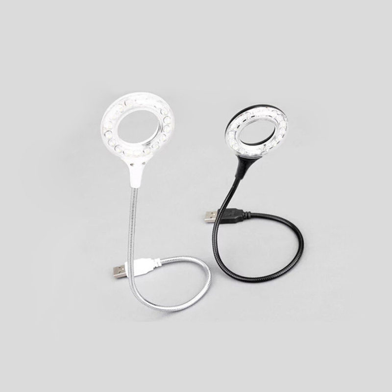 USB 18 LED Light Ultra Bright Flexible LED USB Book Light Reading Lamp Magnifier for Laptop Notebook PC Computer