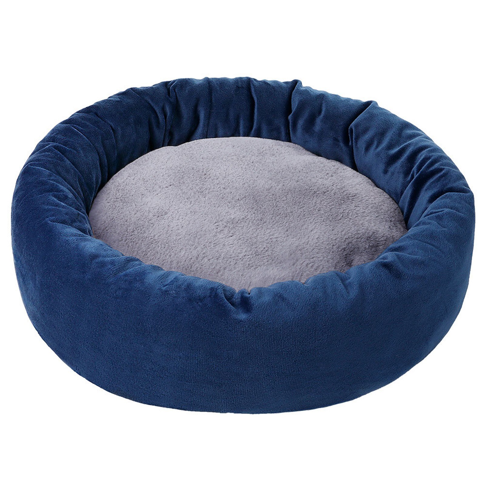 Doux rond en peluche hiver chien lit litière chat lit chiot coussin Chihuahua Teddy petit chien maison lit pour animaux de compagnie pour chiens chat # G30: D