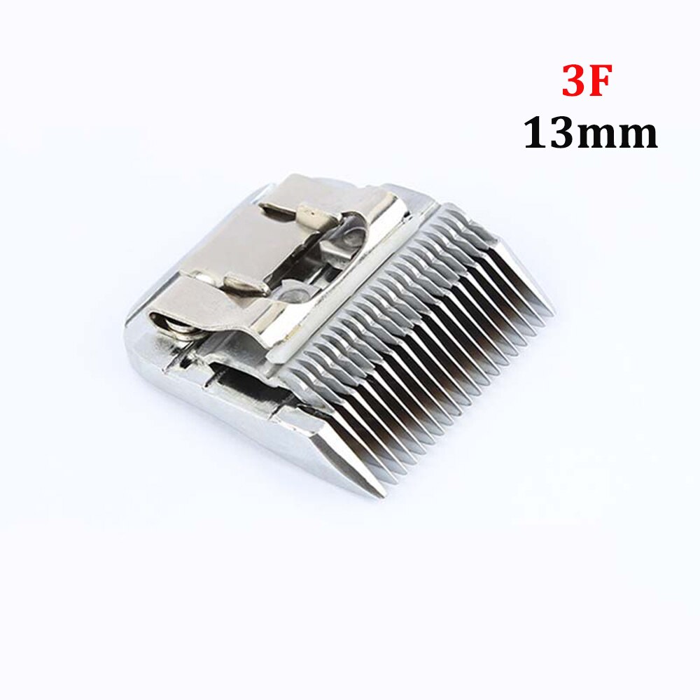 Tondeuse pour animaux de compagnie professionnelle A5 lame 10 #40 #15 3F 4F 5F 7F 30 #15 # convient à la plupart des tondeuses Andis et Oster remplacement de toilettage pour animaux de compagnie: 3F-13mm