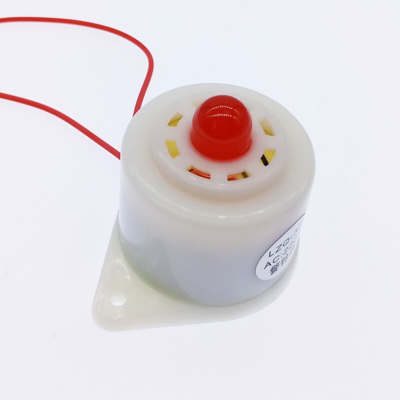 Elektroniskt summerljud piplarm hög decibel 12v 24v 220v akustiskt optiskt larmindikator blinkande ljus lzq -3d
