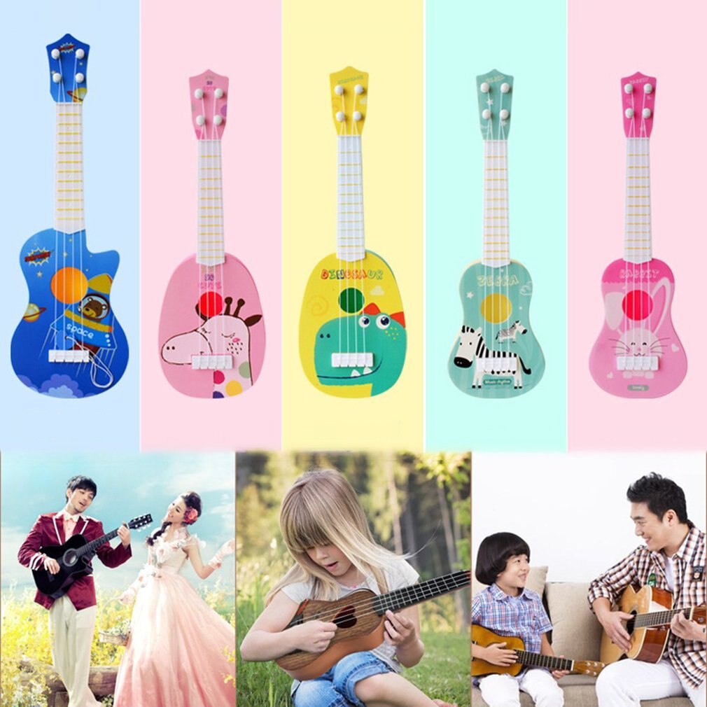Lindo estampado ukelele Kit para principiantes con sintonizador con pinza peso ligero adecuado para Solo jugar al Karaoke