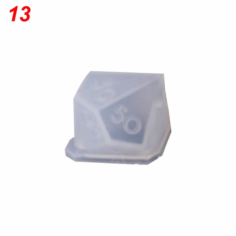 Würfel form DIY Kristall Epoxy Form Würfel Filet Form Multi-spec Digitale Spiel Silikon Form Würfel Machen Form epoxy harz formen: 13