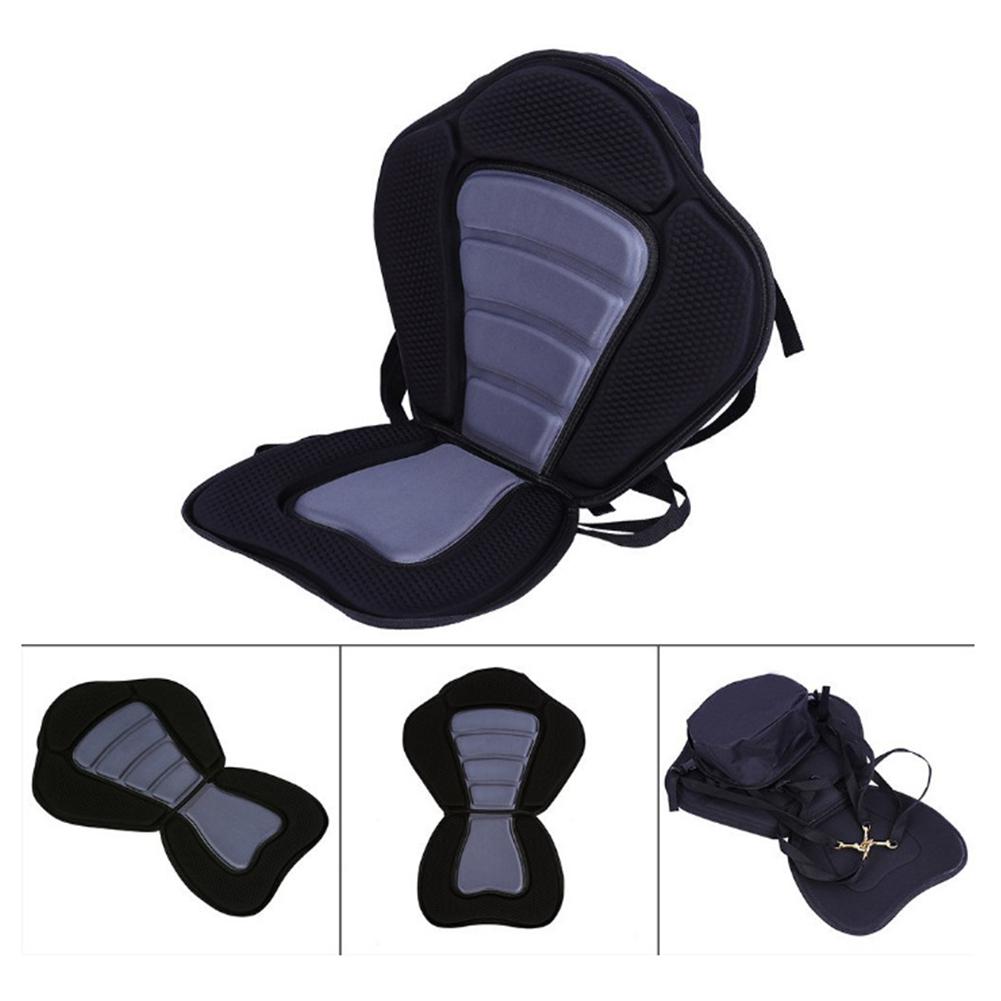 HiMISS Verstellbare, Gepolsterte Kajak Sitz mit Lagerung Tasche Kanu Rückenlehne Treiben Kissen Kajak Sitz neopren 600D polyester