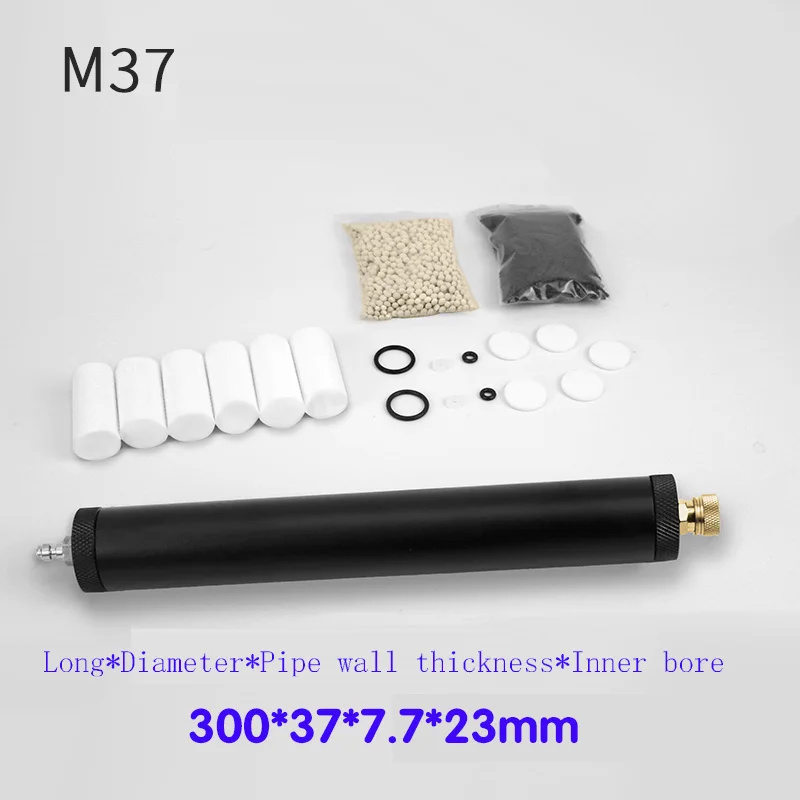 300 bar 4500 psi 30 mpa luftkompressorfilter oljevattenfilter högtrycksdykseparator dykluftfilterskärm: Svart