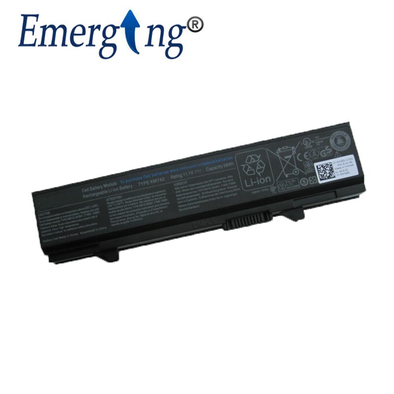 11.1V 56WH Original Laptop Battery for Dell Latitude E5400 E5410 E5500 E5510 KM742 KM769 RM656 T749D