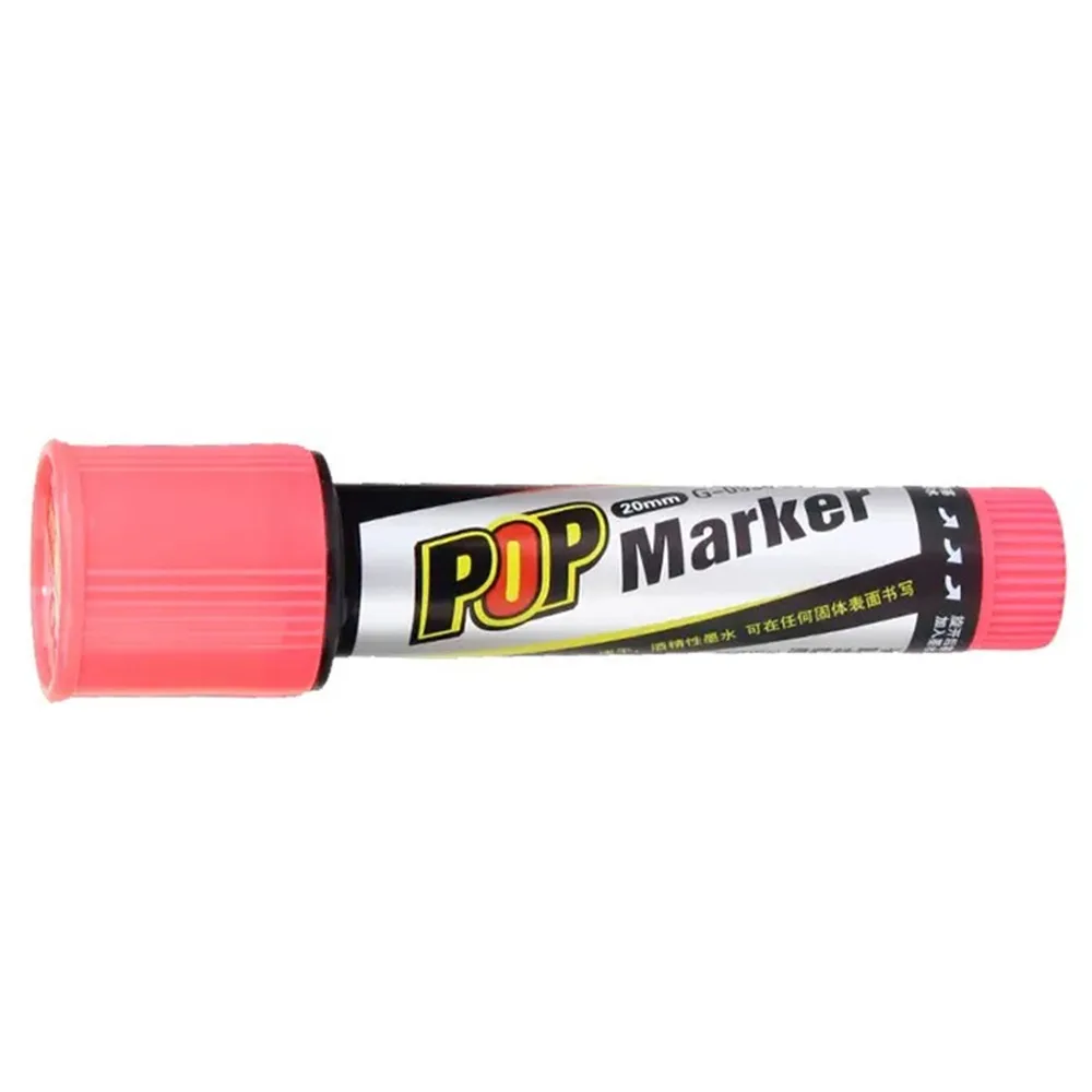 20mm Graffiti Sketching Markers Pen Waterproof Permanent POP Paint Graphic Sketch Marker Refillable Poster Pen: Blue