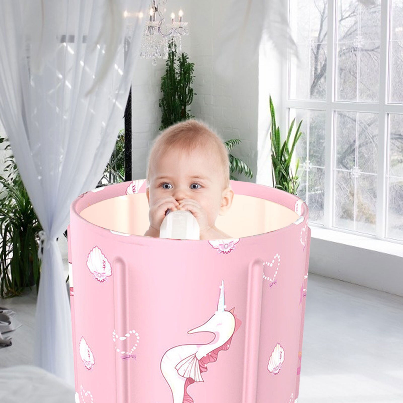 Niet-Opblaasbare Opvouwbare Bad Draagbare Verdikte Ruimte Besparen Zitbad Bad Kinderen Volwassen Bad