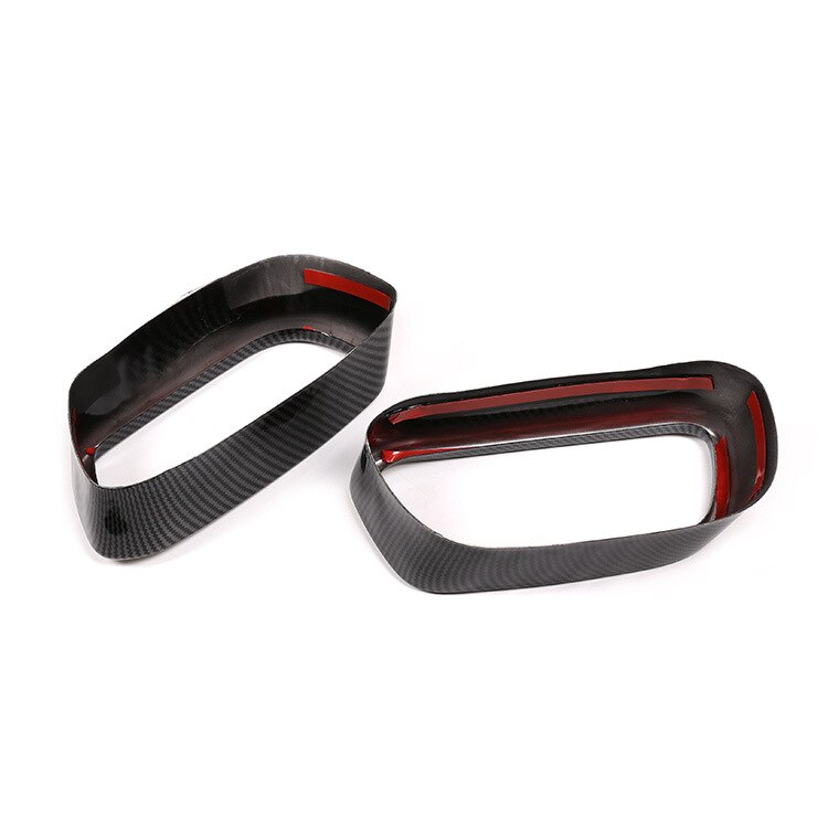 Voor Bmw X5 F15 X6 F16 - M Sport Rvs Carbon Textuur Auto Staart Uitlaat Uitlaatpijp output Cover Onderdelen Trim