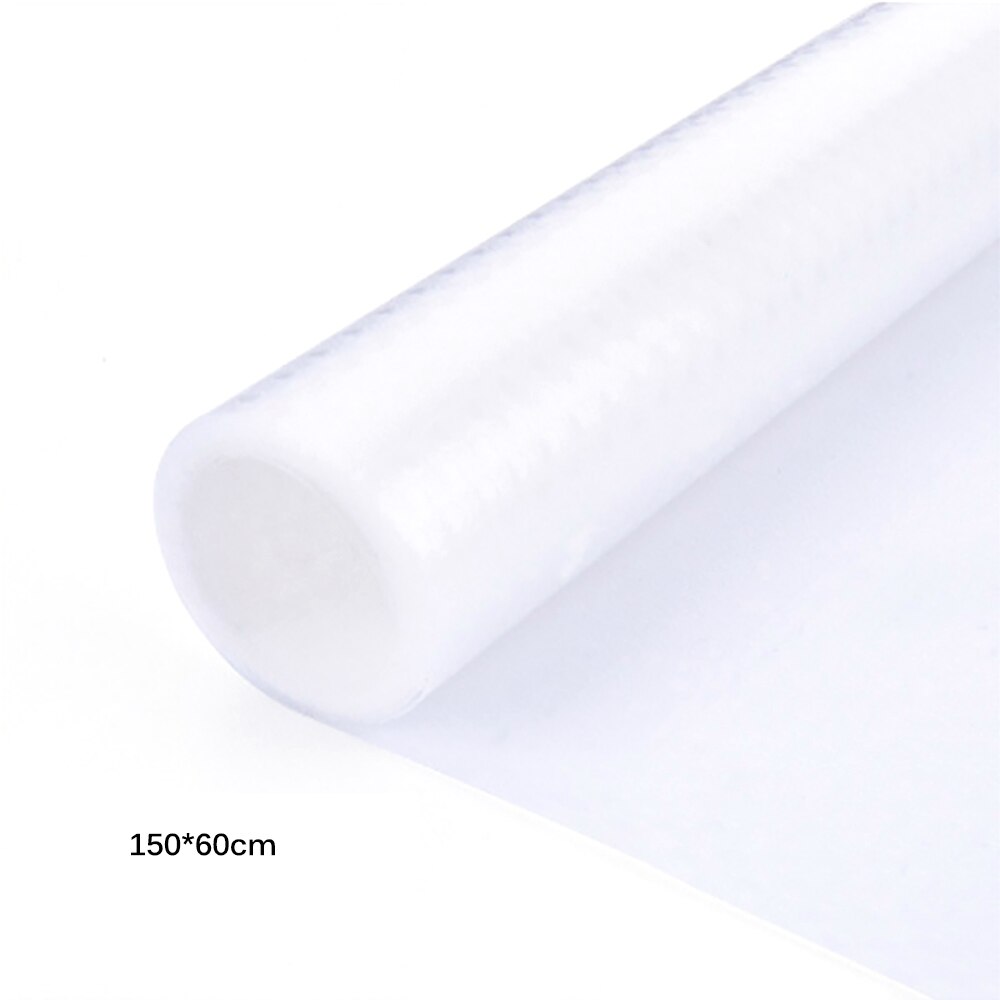 MooiFun Lade Mat, Anti-Stick Keuken Lade Mat, Anti-Slip Mat Waterdichte Koelkast Voering (Wit/30cm x 610cm