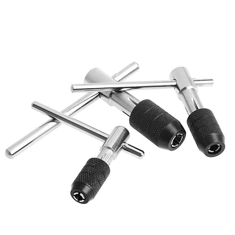 Tap Drill Wrench Tapping Threading Tool M3-M6 Screwdriver Tap Holder Hand Tool Thread Metric Plug Tap Screw Taps