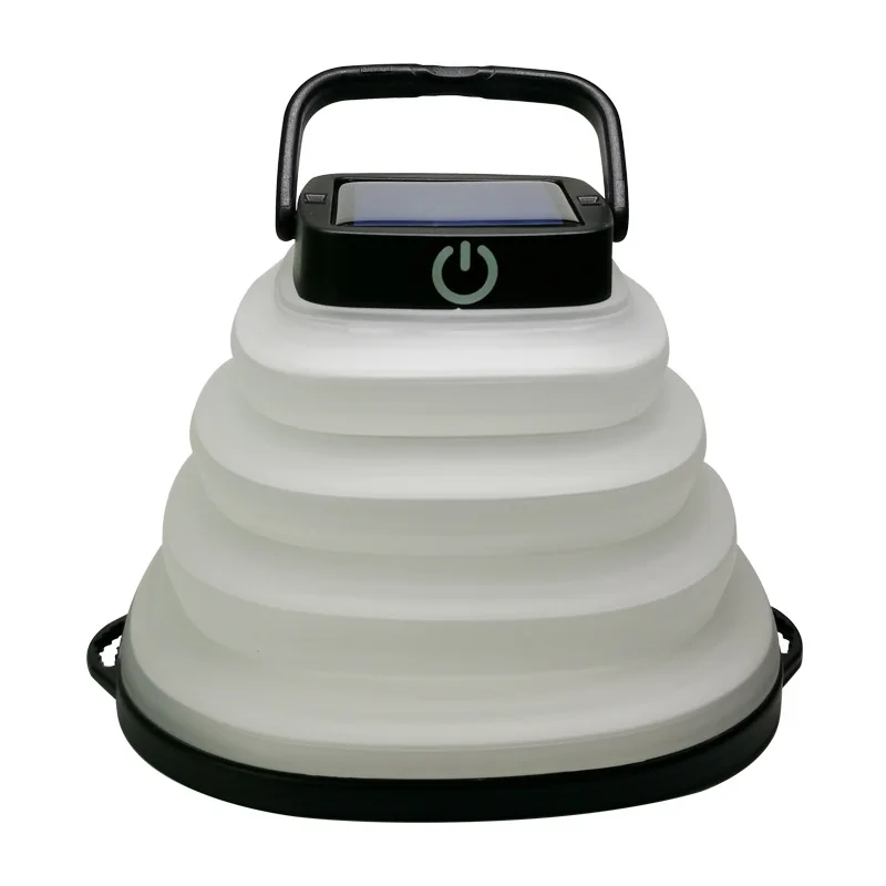 Lámpara de iluminación Solar novedosa y exótica para exteriores, luz LED portátil, linterna plegable, lámpara de Camping, recargable por USB